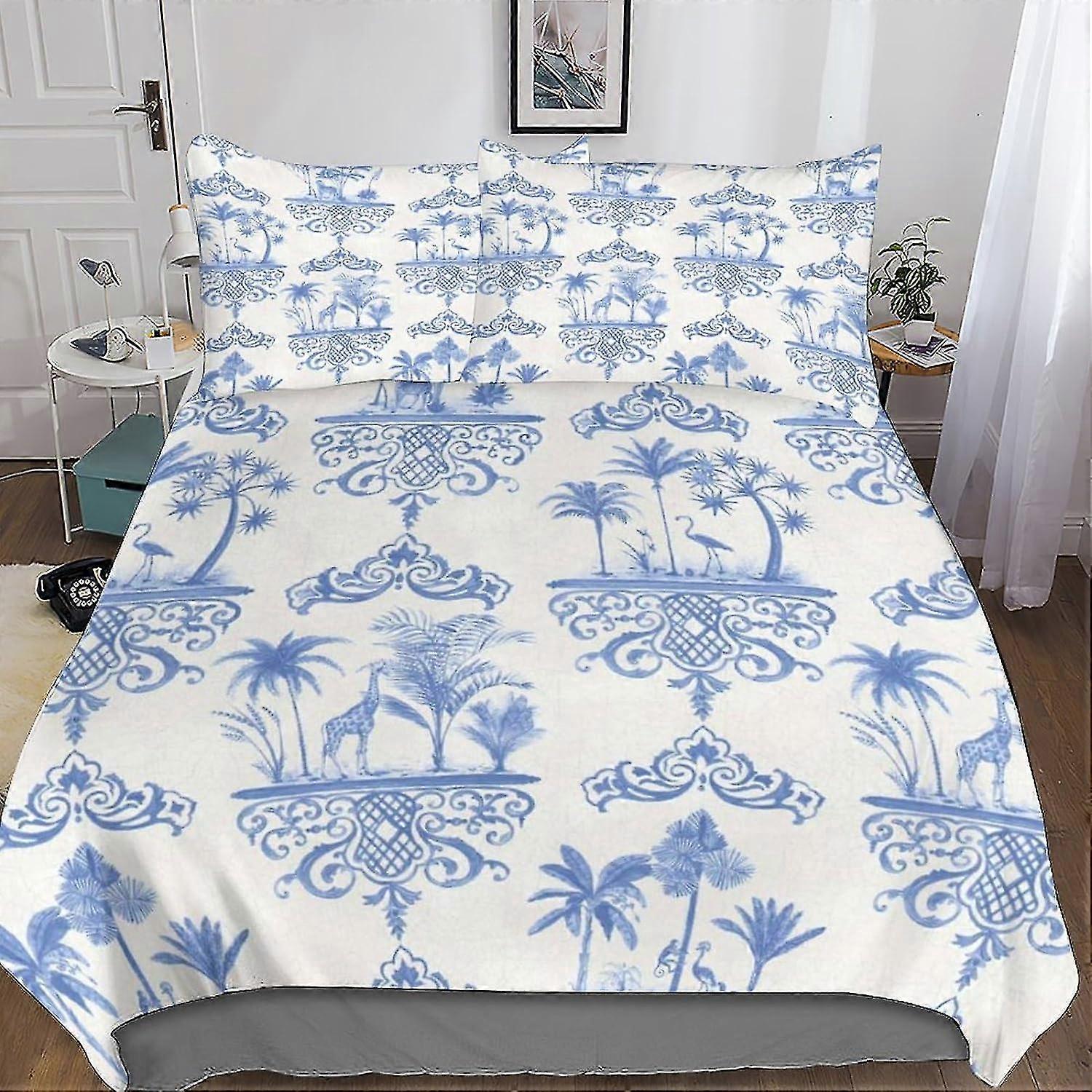 Microfibre Duvet Cover and Sheet Set with Regional Characteristics, Soft and Beautiful, Suitable for Various Brands