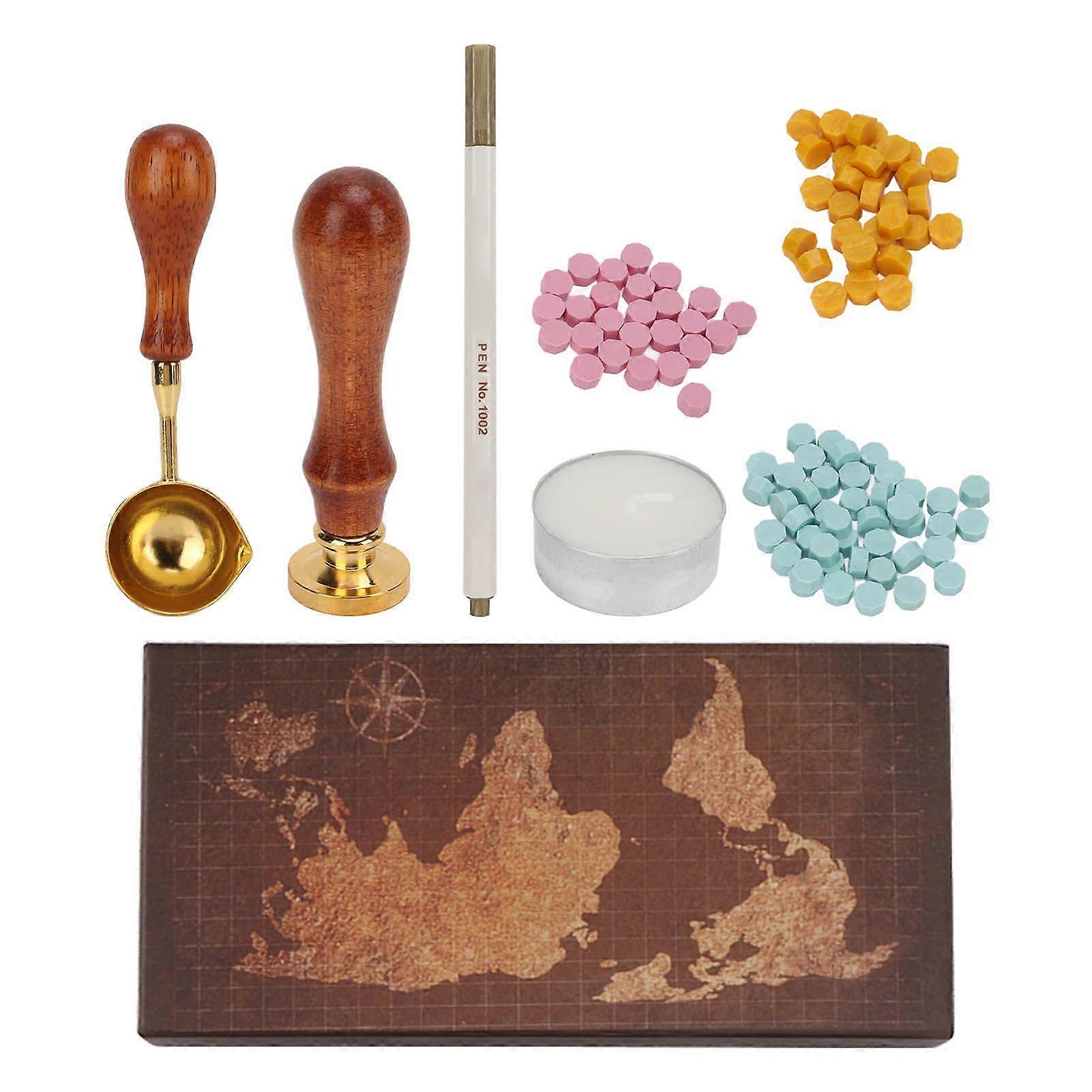 2025年最新モデルワックススタンプキットの漏れを防ぐレトロワックススタンプシールキット