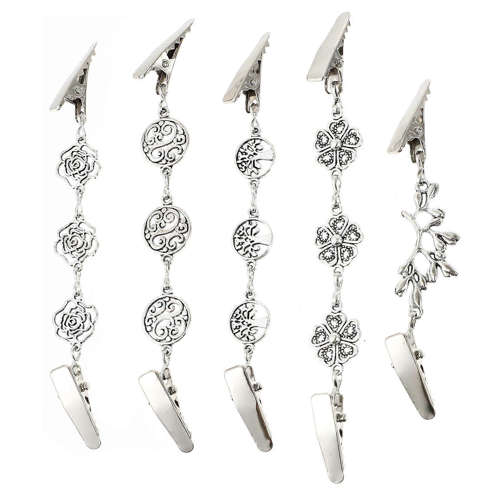 Klesklipp Kvinners Åpningsklips Kjedeform 5 stk