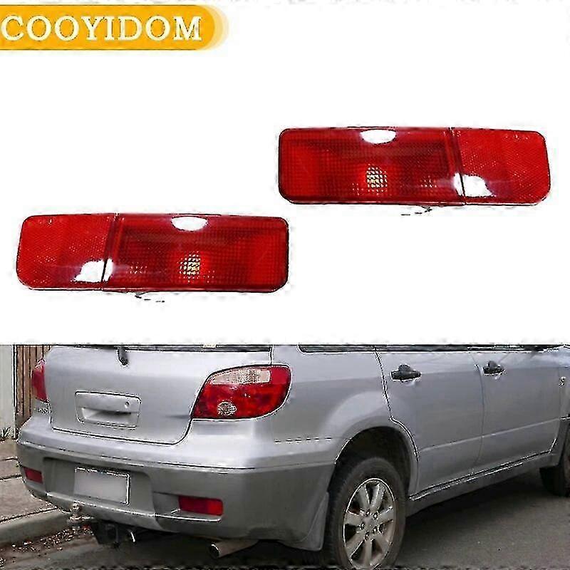 Rear Bumper Refllector Lights For Mitsubishi Outlander 2004 2005 2006 Rear Fog Light Fog Lamp tail light brake lamp
