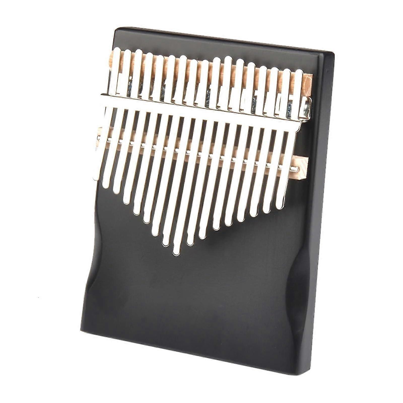 Kalimba with 17 keys, pine wood, musical instrument, thumb piano, lightweight, portable, music elements for beginners.