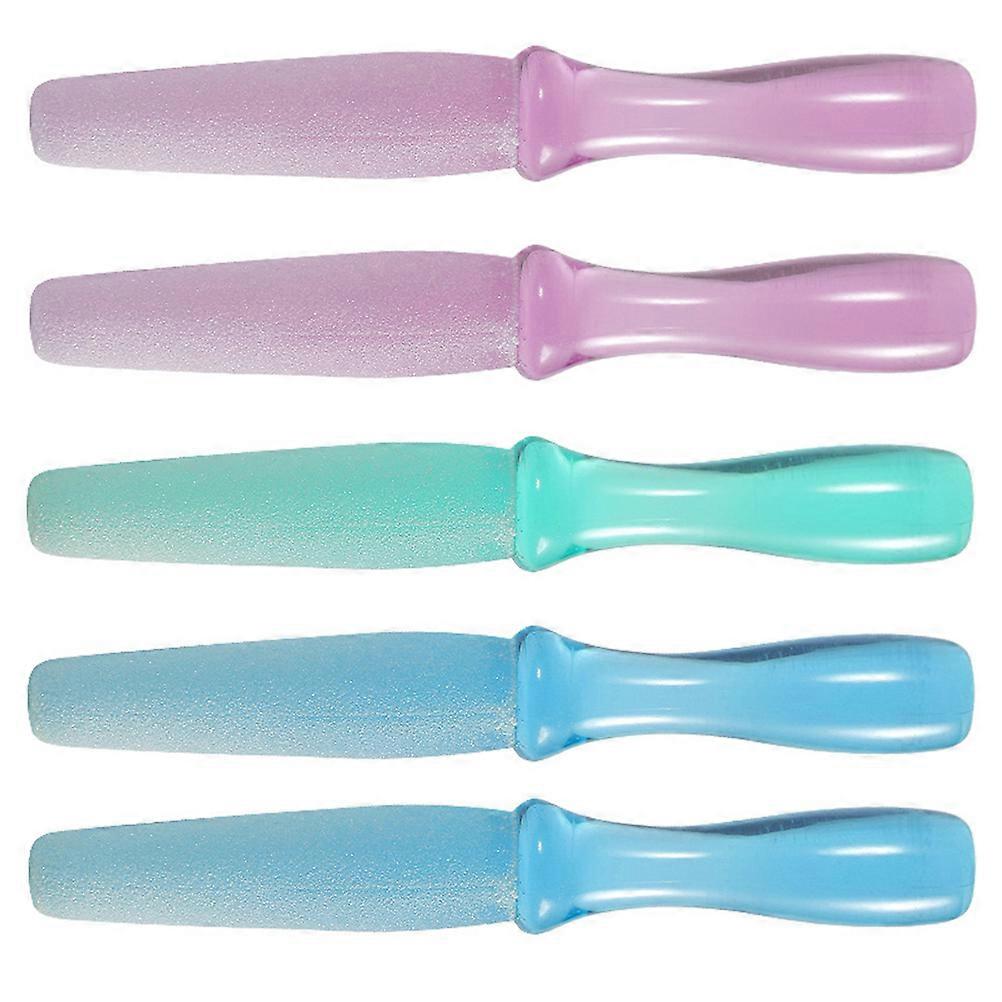 5Pcs Practical Plastic Foot File for Professional Pedicure and Removal