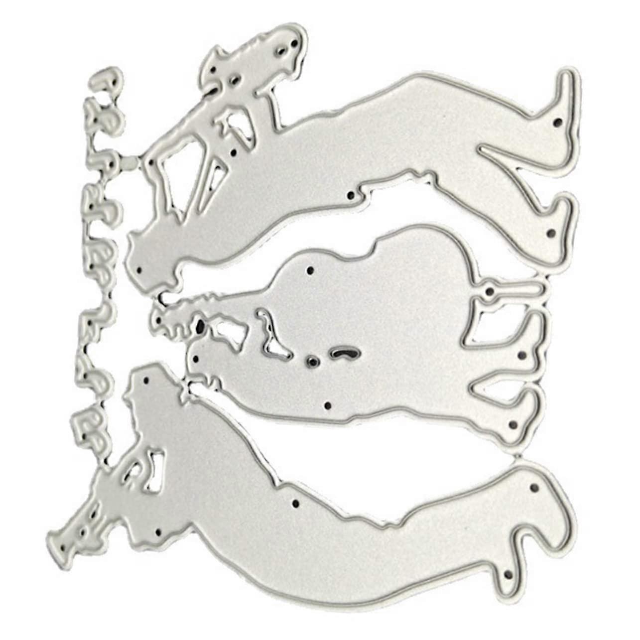 Music Note Die Carbon Steel Die Cut For Scrapbooking And Greeting Cards Reusable Embossing Template With Note Motifs