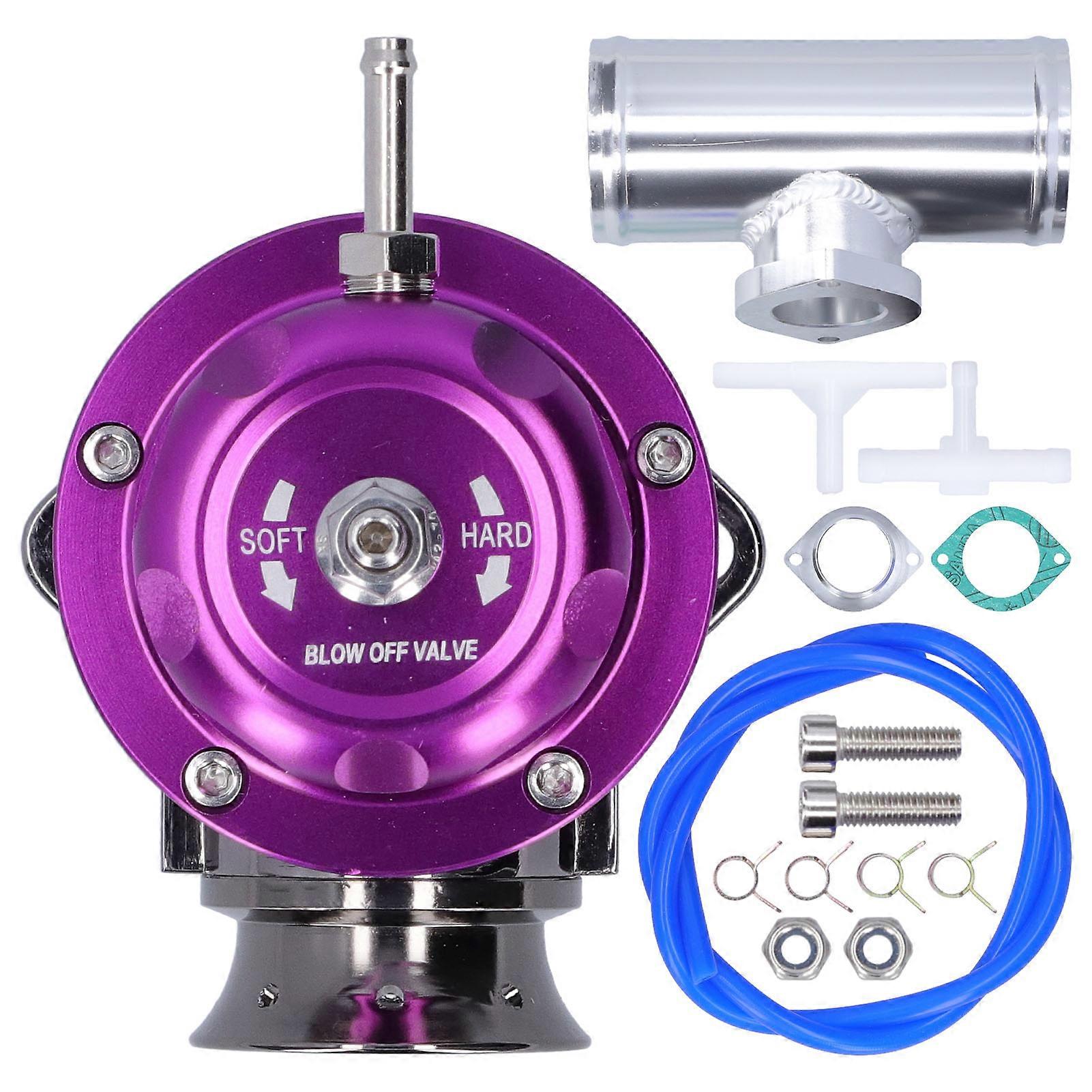 Turbo φυσητό αλουμινίου Turbo βαλβίδα 2.5in σωλήνας φλαντζών TypeRS καθολική SDDBOVGRSBL FPG250 (μωβ)