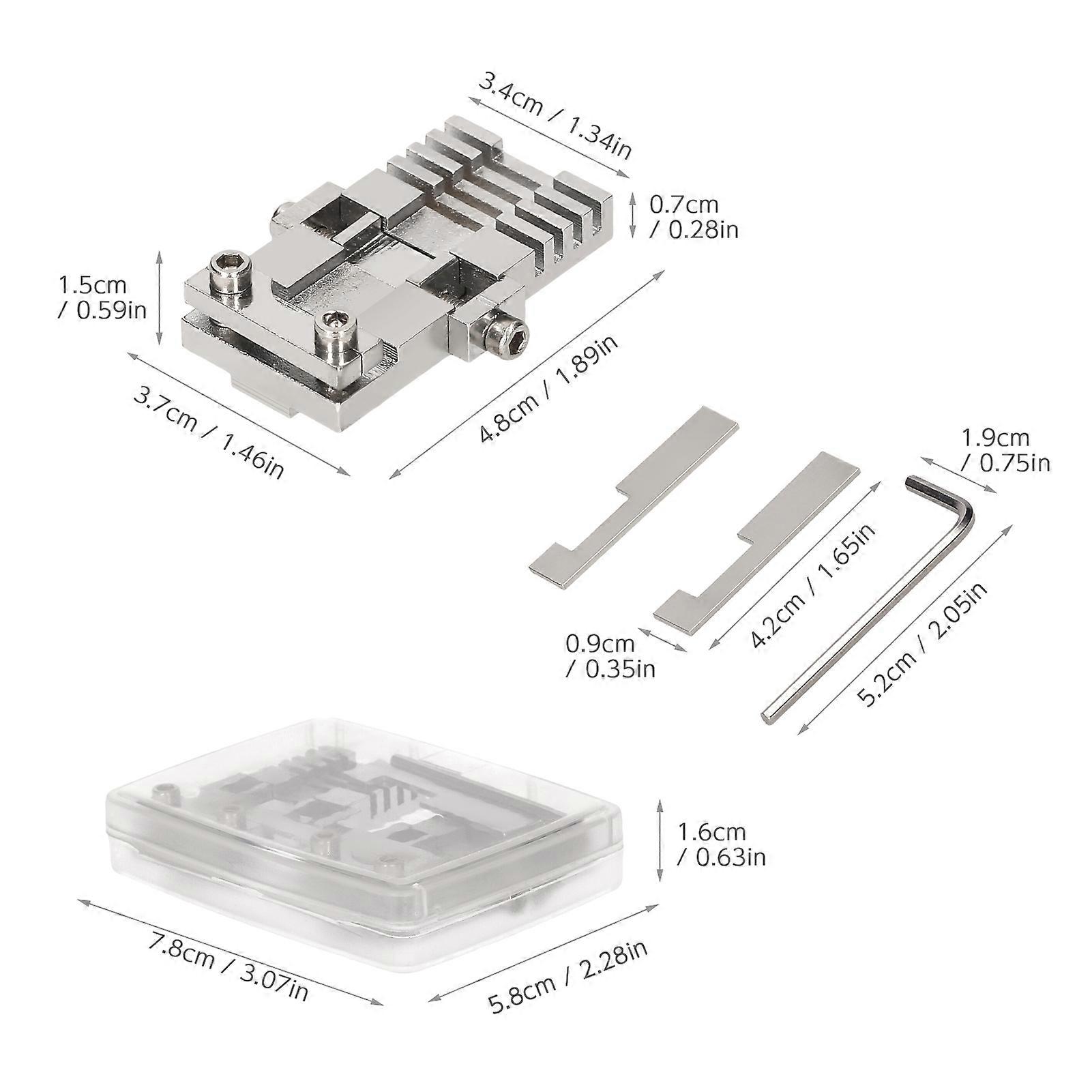 Machine Accessories Universal Clamping Fixture with Storage Box Multifunction General Fixtures for Key Cutting Machines
