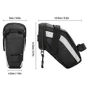 Sacoche de selle de vélo Selle de vélo Pochette de selle Sac de rangement d’outils de vélo VTT