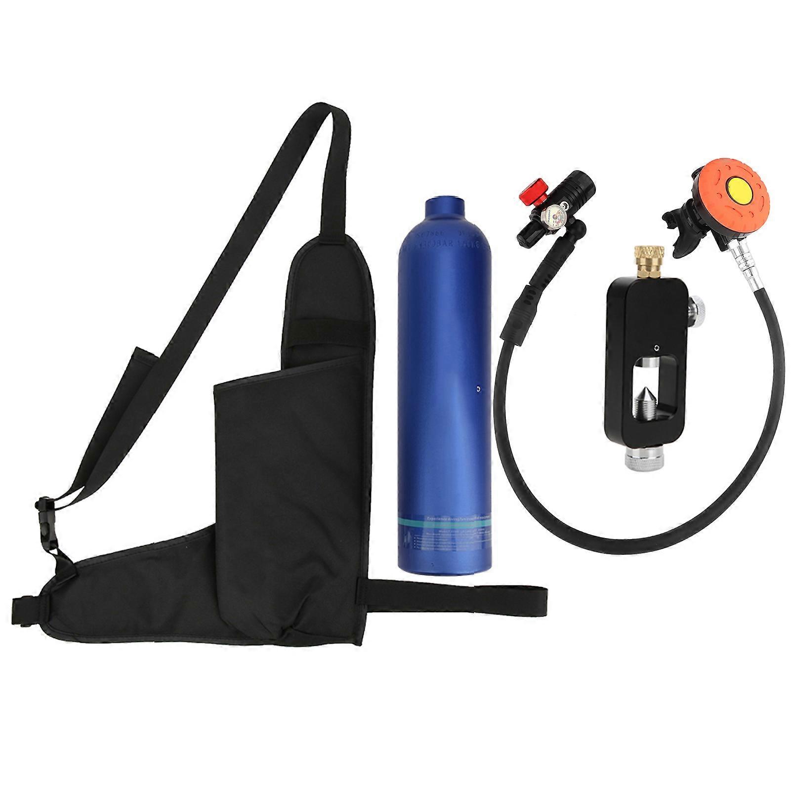 DEDEPU 1L Outdoor Diving Scuba Empty Aluminum Air Tank High Pressure Oxygen Storage Cylinder