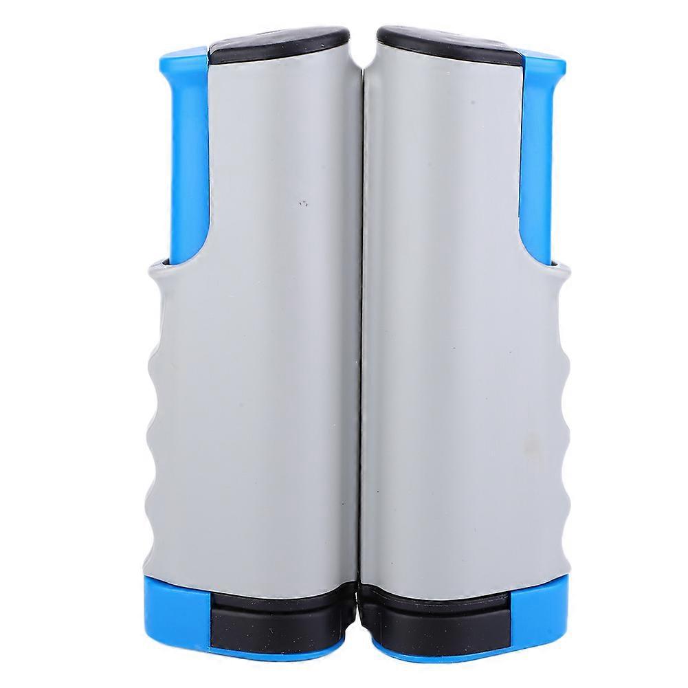 Outdoor Portable Ping Pong Durable Retractable Folding Table Tennis Net Sports (Grey&Blue)