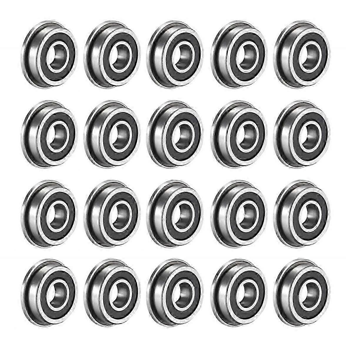 20 قطعة F695-2RS تحمل 5X13X4mm محامل كروية ذات حواف مصغرة ذات أخدود عميق F695RS ل VORON MobiusEdition 0711