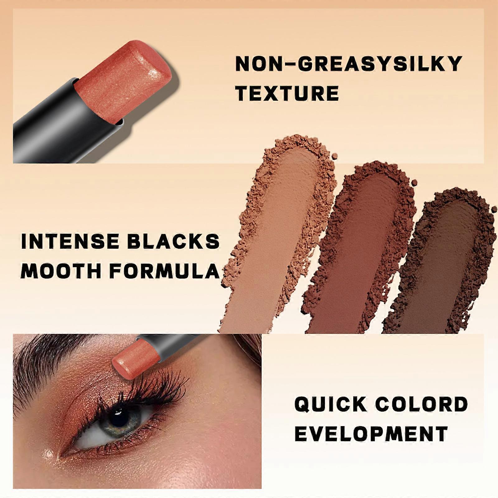 Julystar lazy pearlescent rotating eye shadow stick can also be used for contour shadow highlight lip brightening 05#