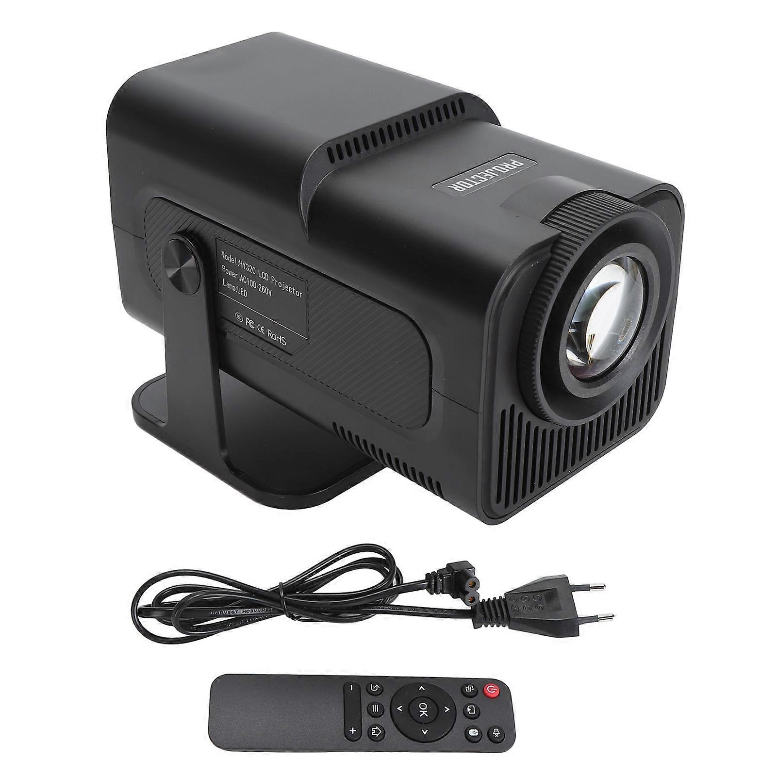 4K Small Projector 10000lm with Auto Correction, 180° Rotation, WiFi, Bluetooth 5.0