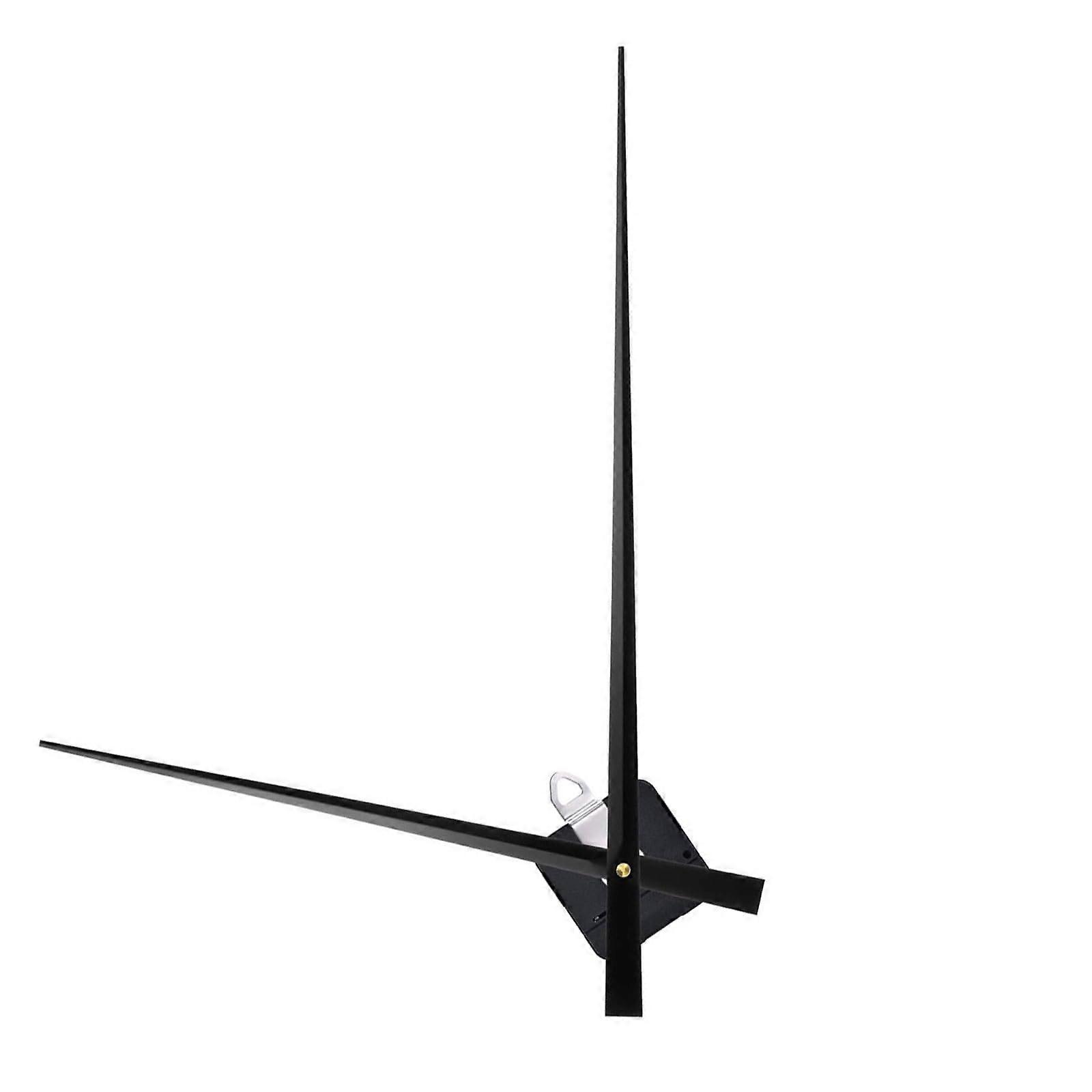 Long 450mm Hands High Movement For Large Wall Clocks Black Finish Replacement Clock Movement
