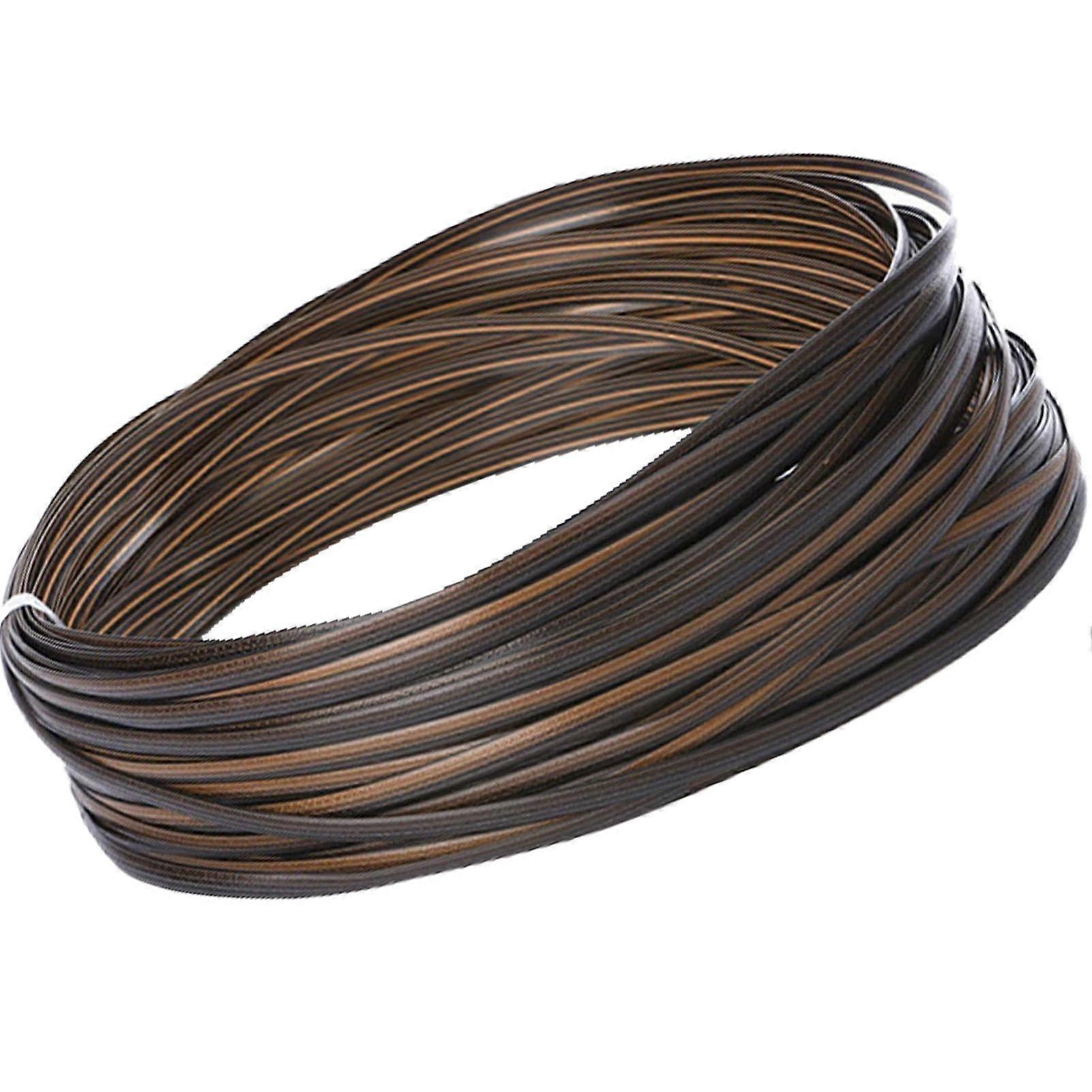 Wicker Chair Materials Rattan 120' Woven Strap Replacement Parts for Rattan Patio Chairs Screens Coffee