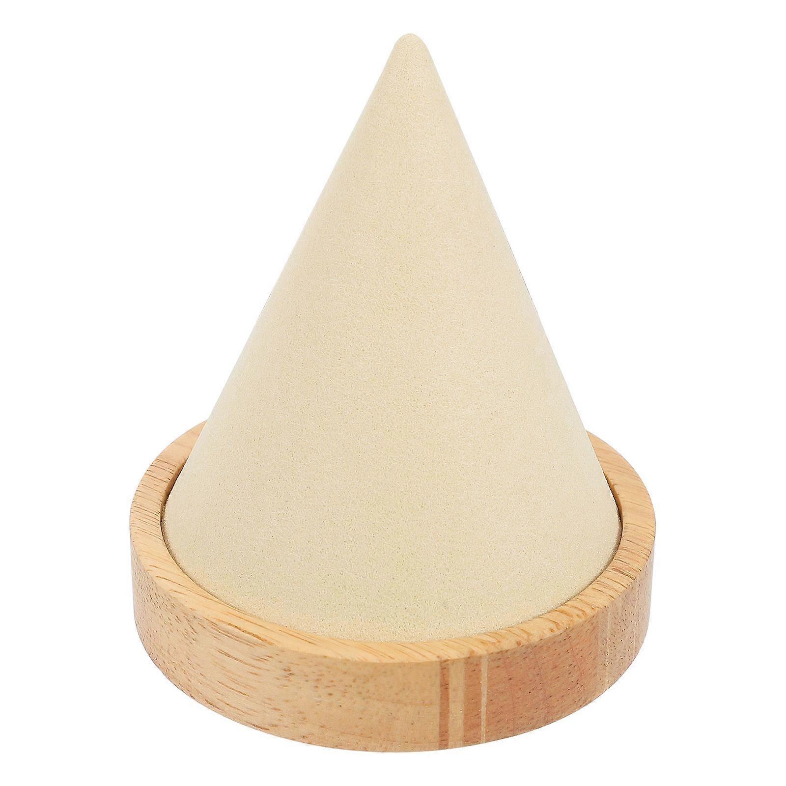 Solid Wood Conical Bracelet and Watch Display Stand for Countertop – Sleek Jewelry Holder for Bangles, Bracelets, and Watches – Scratch Resistant