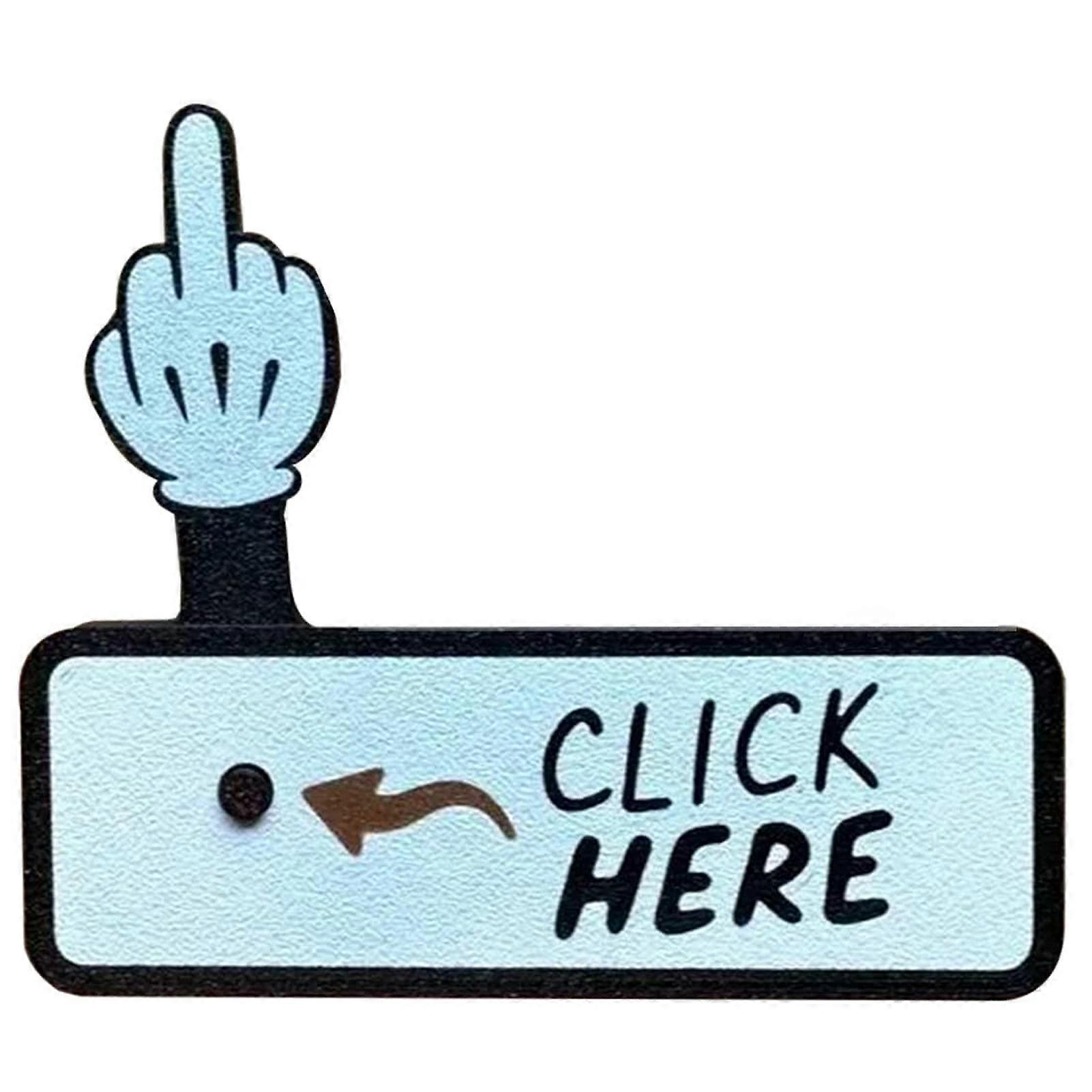 Finger Button Surprise Prank Gifts 3d-Printed Finger that Pops-Up When Pressed White-Elephant Gift Idea for Adults