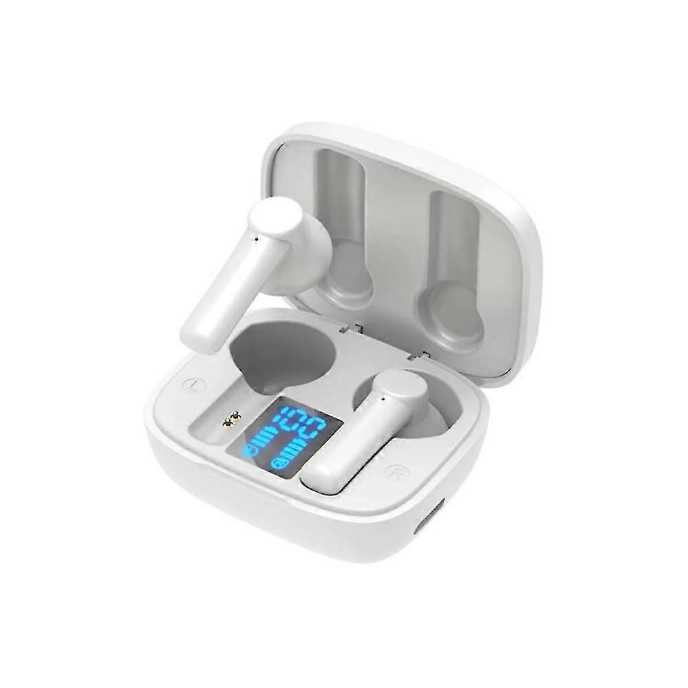 True Wireless Bluetooth 5.0 Earphones Noise Cancelling IP5 Waterproof Portable Charging Case with LED Display Earbuds