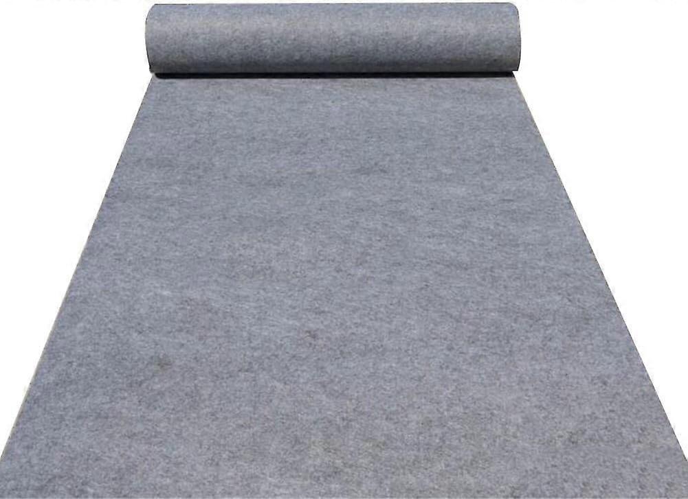 Grass usable wedding aisle, thickened carpet, Hollywoodstyle red long roll carpet, 5.5mm, (Gray, 1x30m)