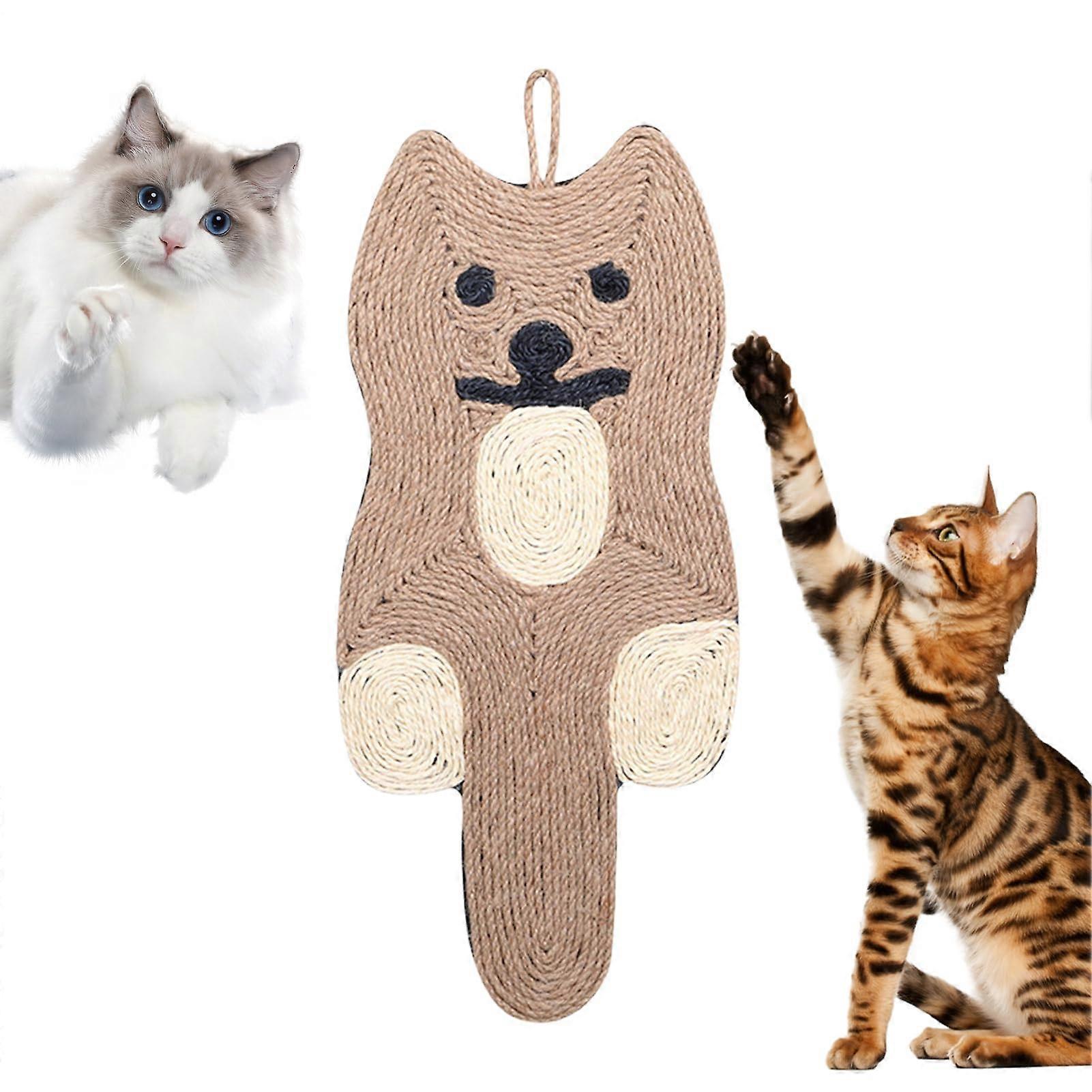 Cat scratching mat – Fabric scratch mat for cats, interactive toy to protect against scratches, cute and hangable.