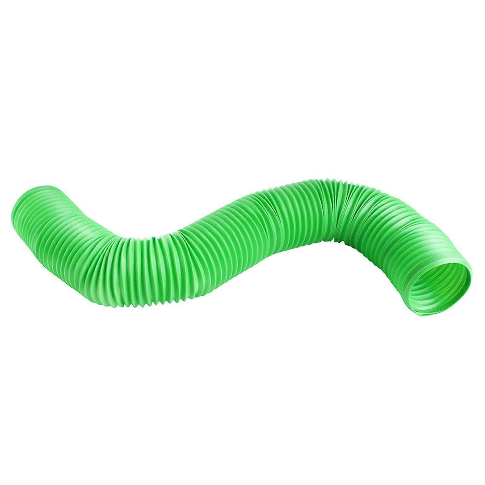 Expandable Pet Tunnel for Small Animals, Retractable Ferret Play Tunnel, Green, Durable Fabric, Indoor/Outdoor Use