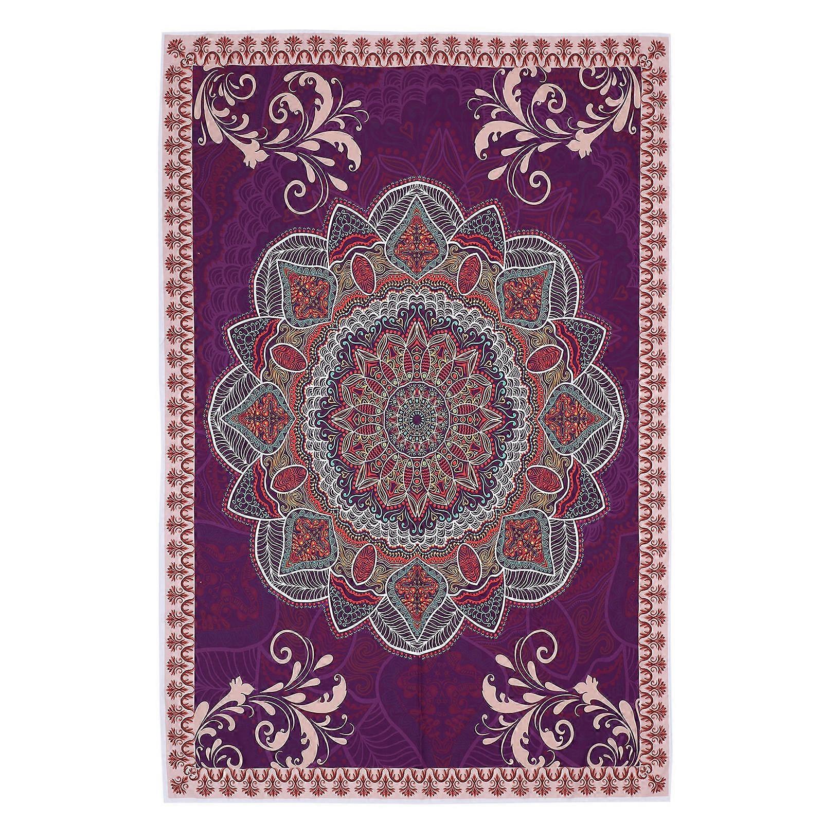 Living Room Decor Tapestry Particular Window Hanging Cloth For Families 150x100cm Purple Rectangle Shape 1Pcs