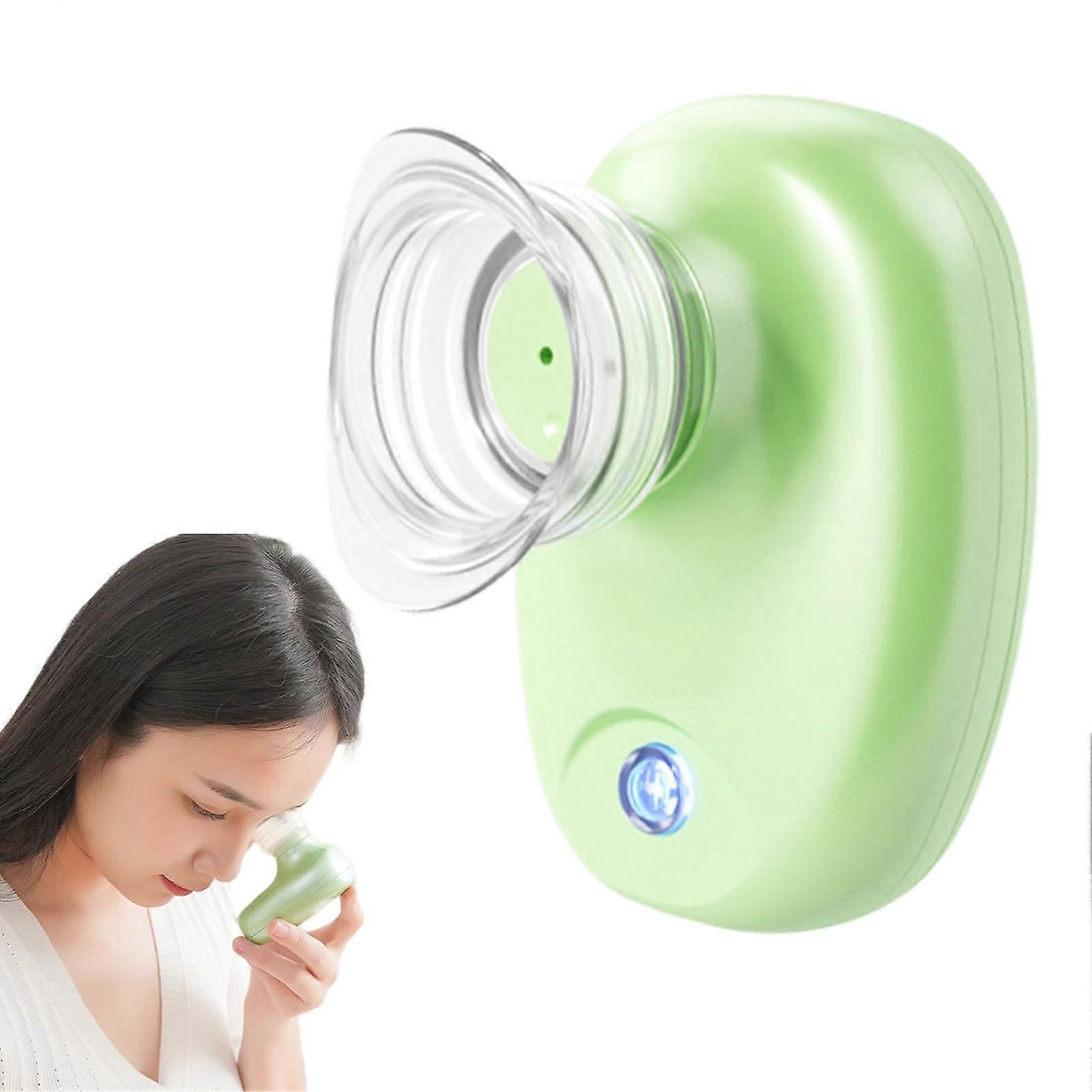 Augendampf Gerät Electric Eye Steamer With Spray Function Dual-Setting Rechargeable For Travel And Studio Green