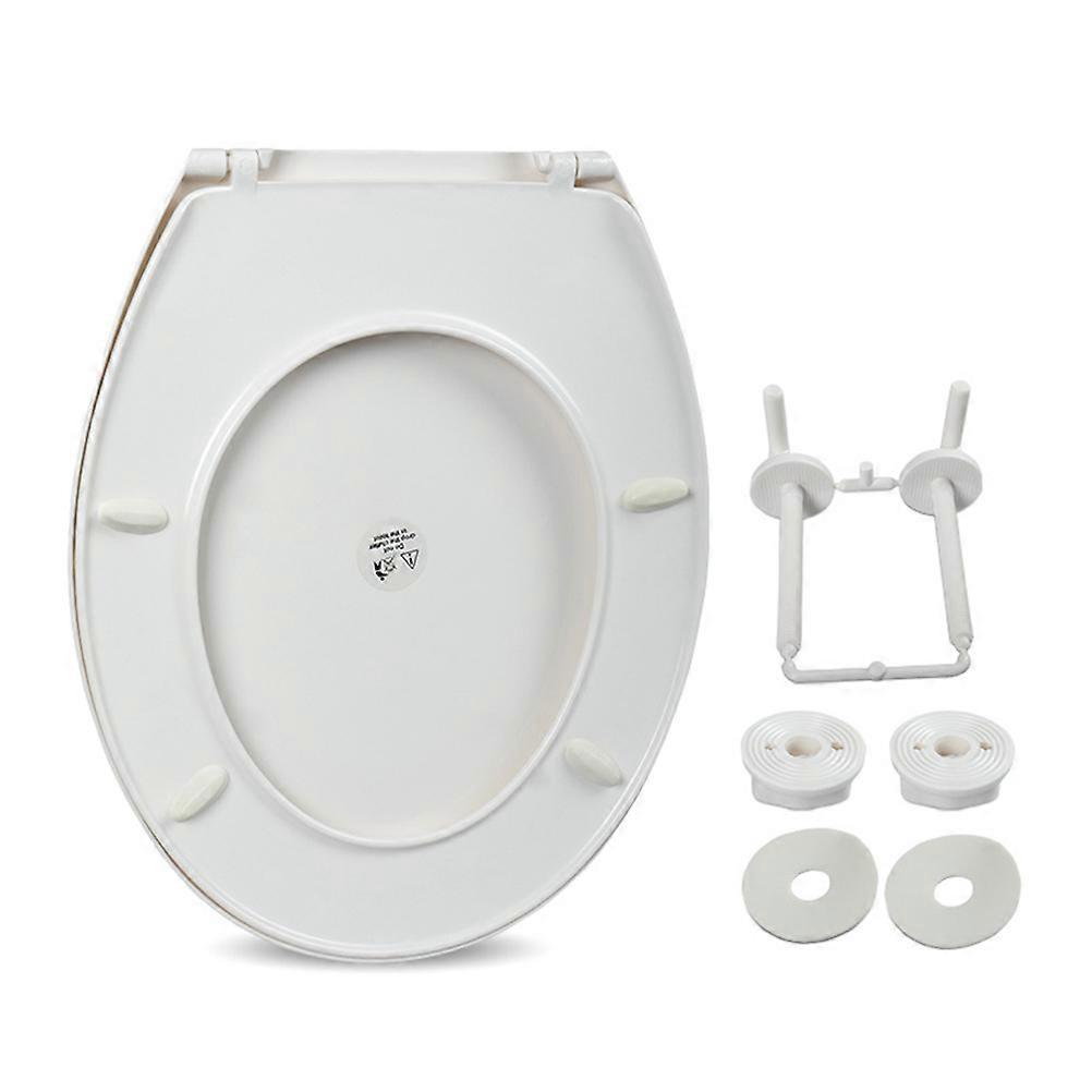 Toilet Seat Printing U Shaped Home Toilet Use Purple 44x36.5x16cm Corrosion Resistant Easy to Clean 1Pack
