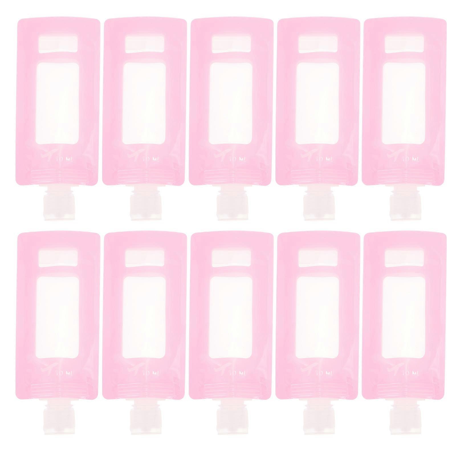 Refillable Travel Pouches for Essential Oils, Durable Squeeze Containers for Liquids, Cosmetics, and Daily Use Storage