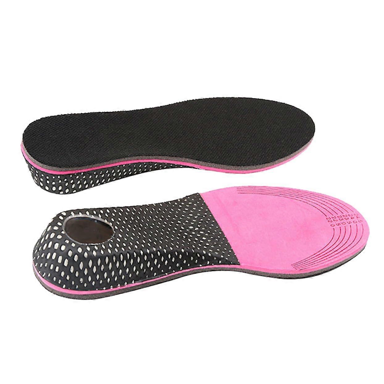 Comfortable Insoles for Elevator Shoes, Elastic Shock Absorbing, Breathable Height Increase Insole for Sports and Daily Wear