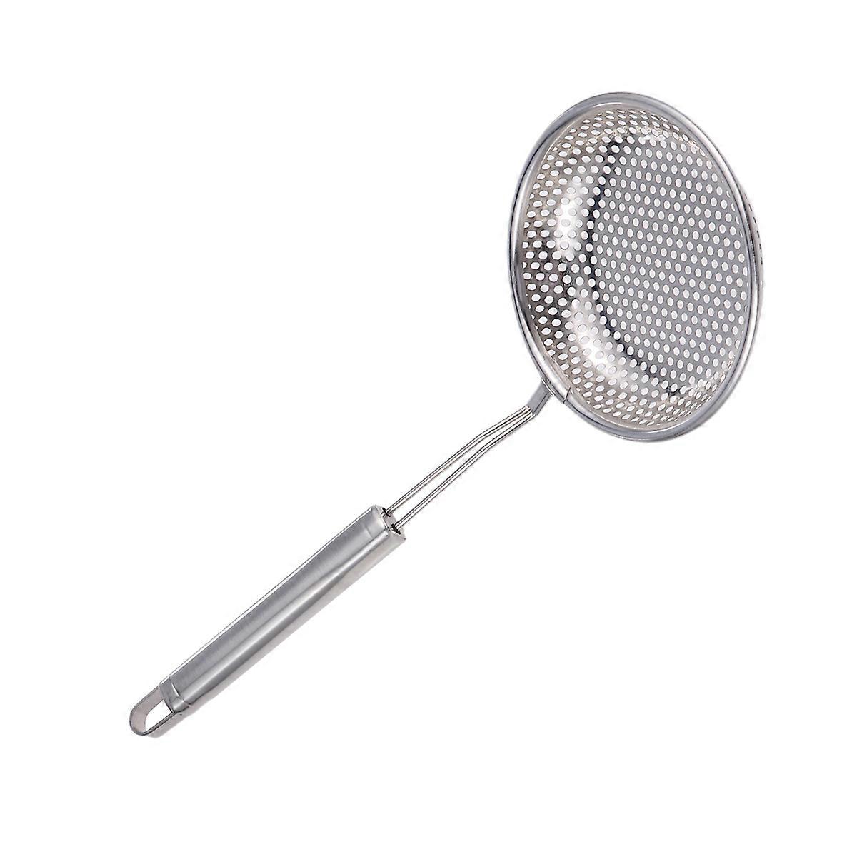 Here's a polished and professional product description for your **Stainless Steel Colander Scoop**:
### **Stainless Steel Colander Scoop with