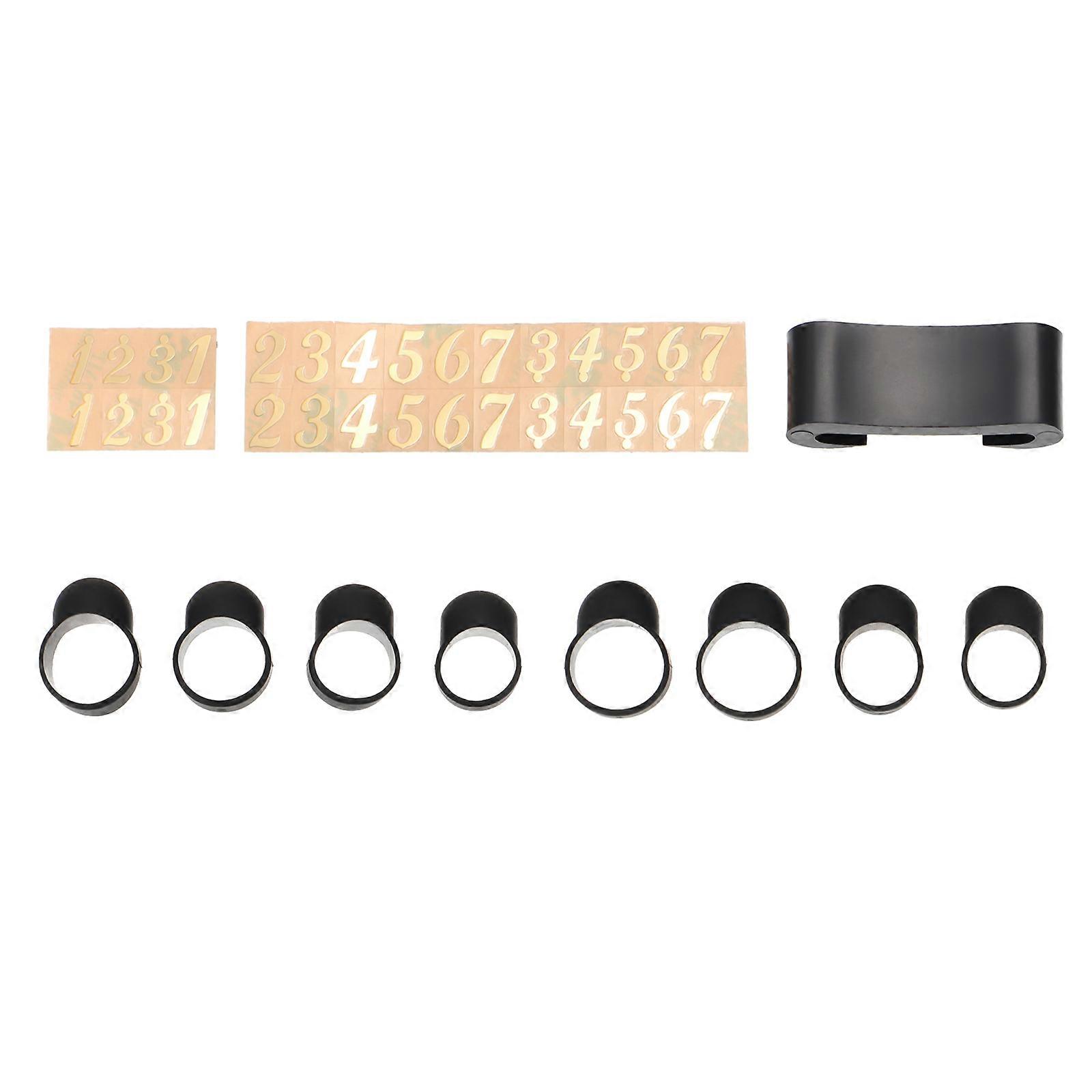 Acessórios de tambor de língua com palhetas de dedo feitas de silicone para usar 1 conjunto