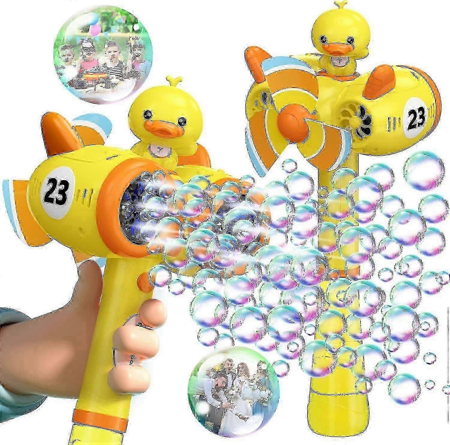 Bubble Gun, Bubble Machine for Kids Automatic Bubble Toy 1500+ per Minute Bubble Machine for Outdoo hwy