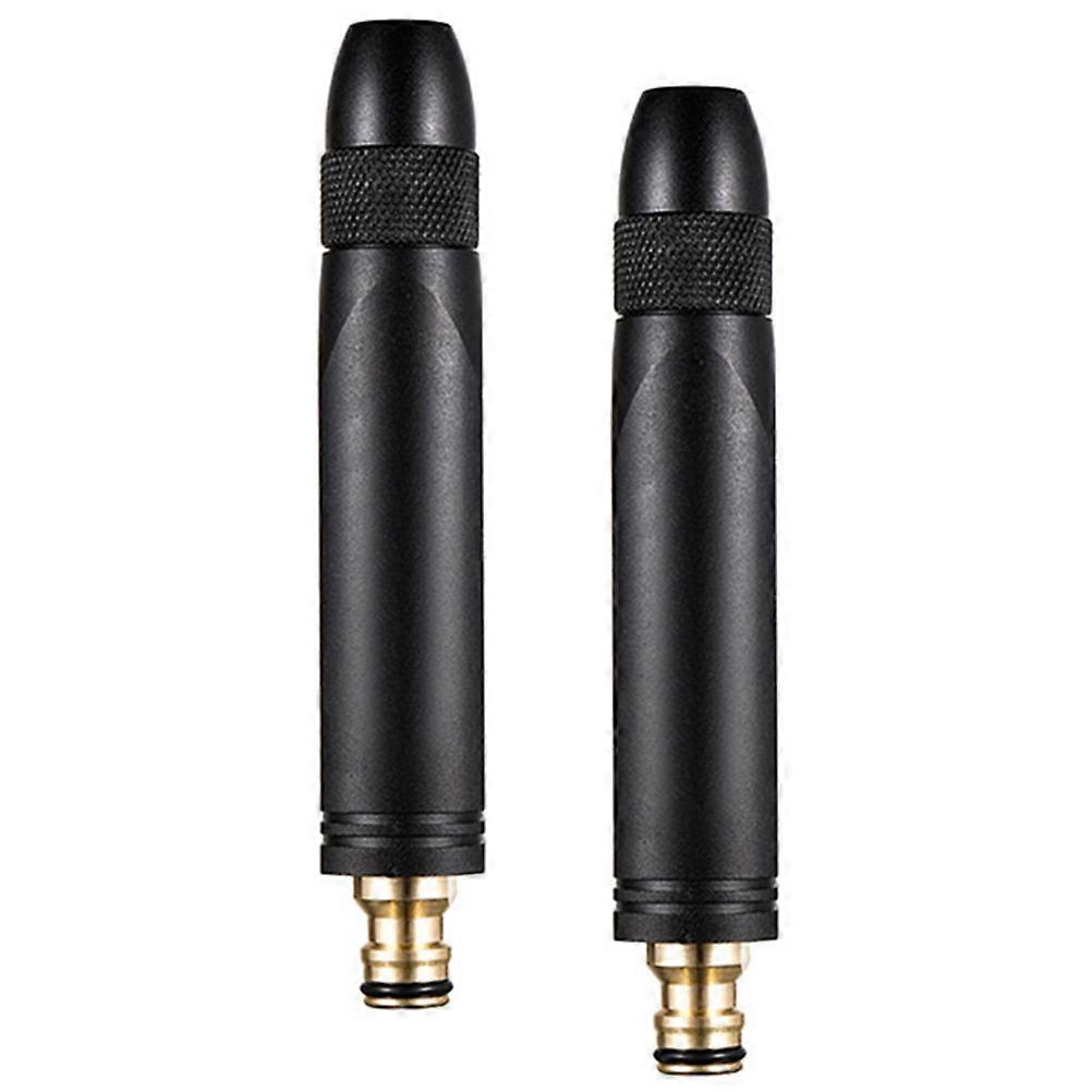 Heavy Duty Hose Nozzle 2pcs for Car Washing and Gardening – Easy Install Watering Tool with Adapter for Various Hoses, Durable and Wear Resistant
