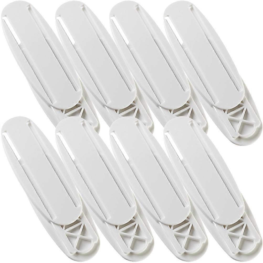 Adhesive Power Strip Holder Wall Mount Cord Organizer Fixator Easy Install No Drilling Tables Mirrors Walls Compatible With Power Strips