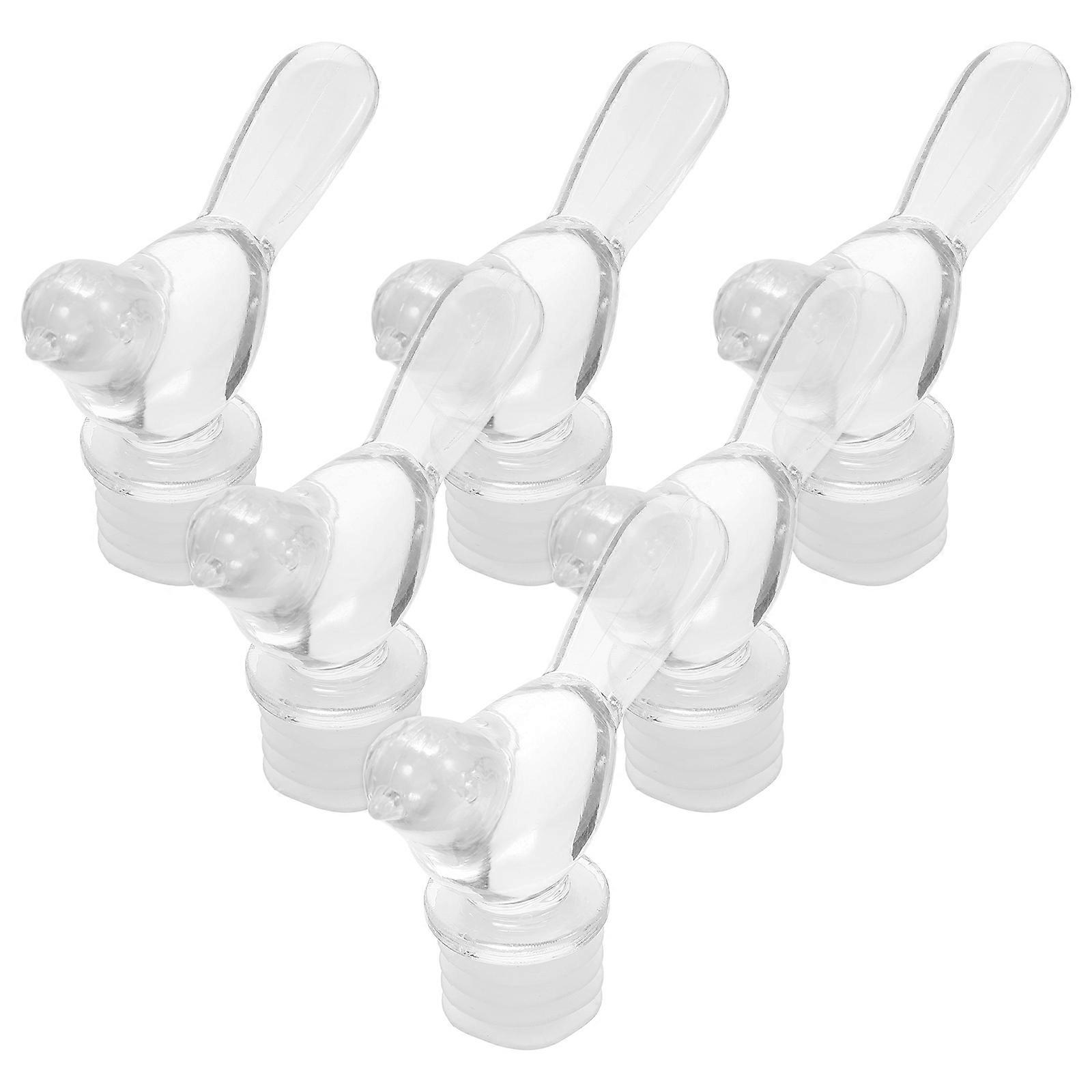 Decorative Stoppers Lid Sealing Transparent Silicone 6Pcs