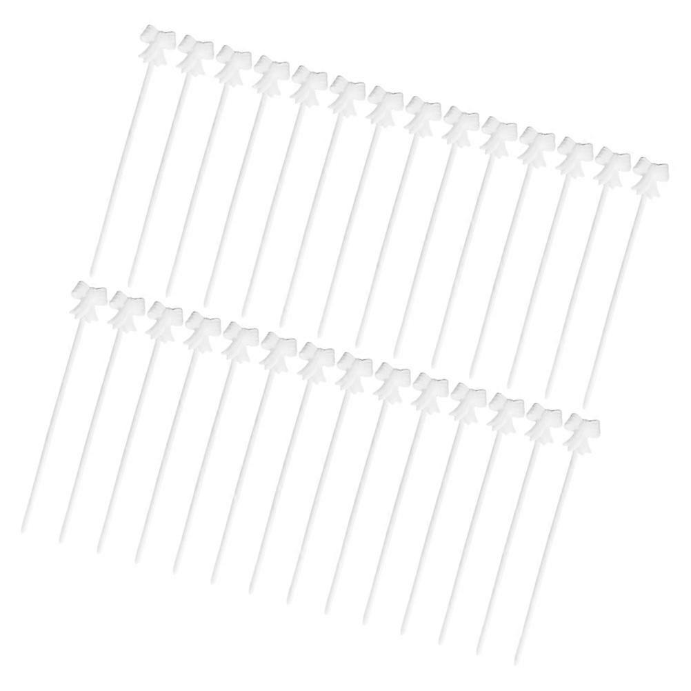 White with Bowknot Design for Party Decorations and Displays 100pcs