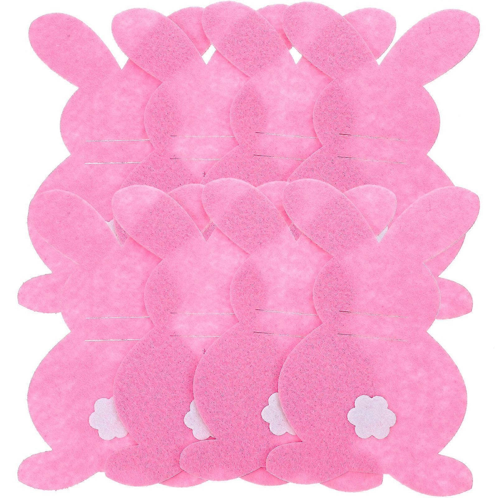 Utensil Pouch For Party Easter Silverware Bag Non-Woven Fabric Tableware Decoration 8Pcs