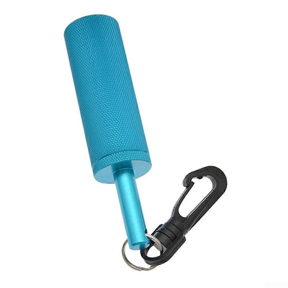 Diving Rattle Rod Aluminum Alloy with Clear Sound and Quick Release Hook - Blue