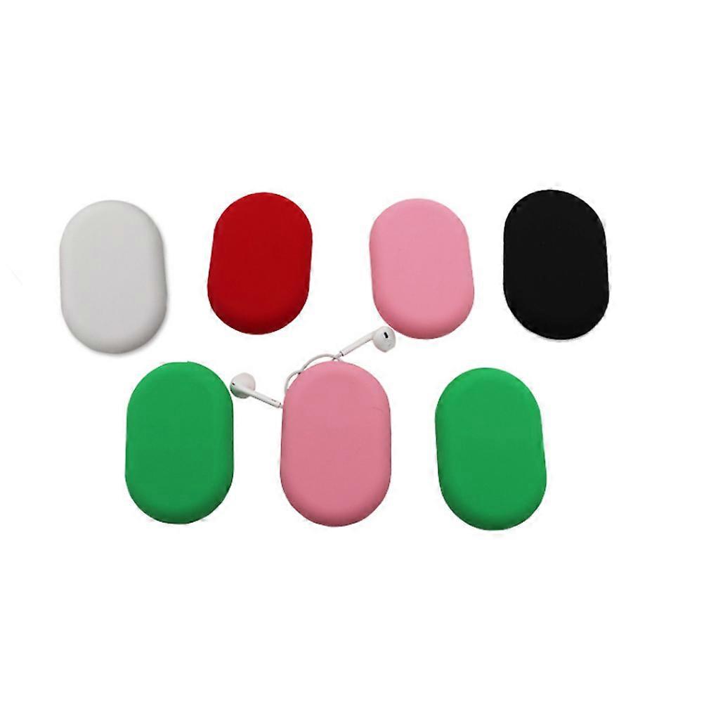 Silicone Earbud Case for Earphone Storage Protects from Damage Perfect Size 2.8 x 1.9 Inches Green