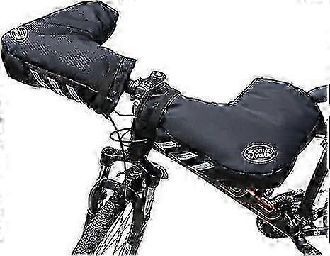 2025 Fahrradlenker Fäustlinge Handschuhe Winter Lenker Muffs Winddicht Wasserdicht Reflektierende Fahrradhandschuhe Fahrrad Lenkerabdeckung Hände Wärmer mit Reißverschluss