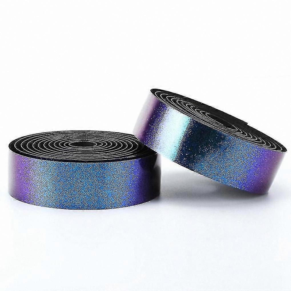Reflective Non-Slip Handlebar Tape with Bar Plugs for Road Bikes
