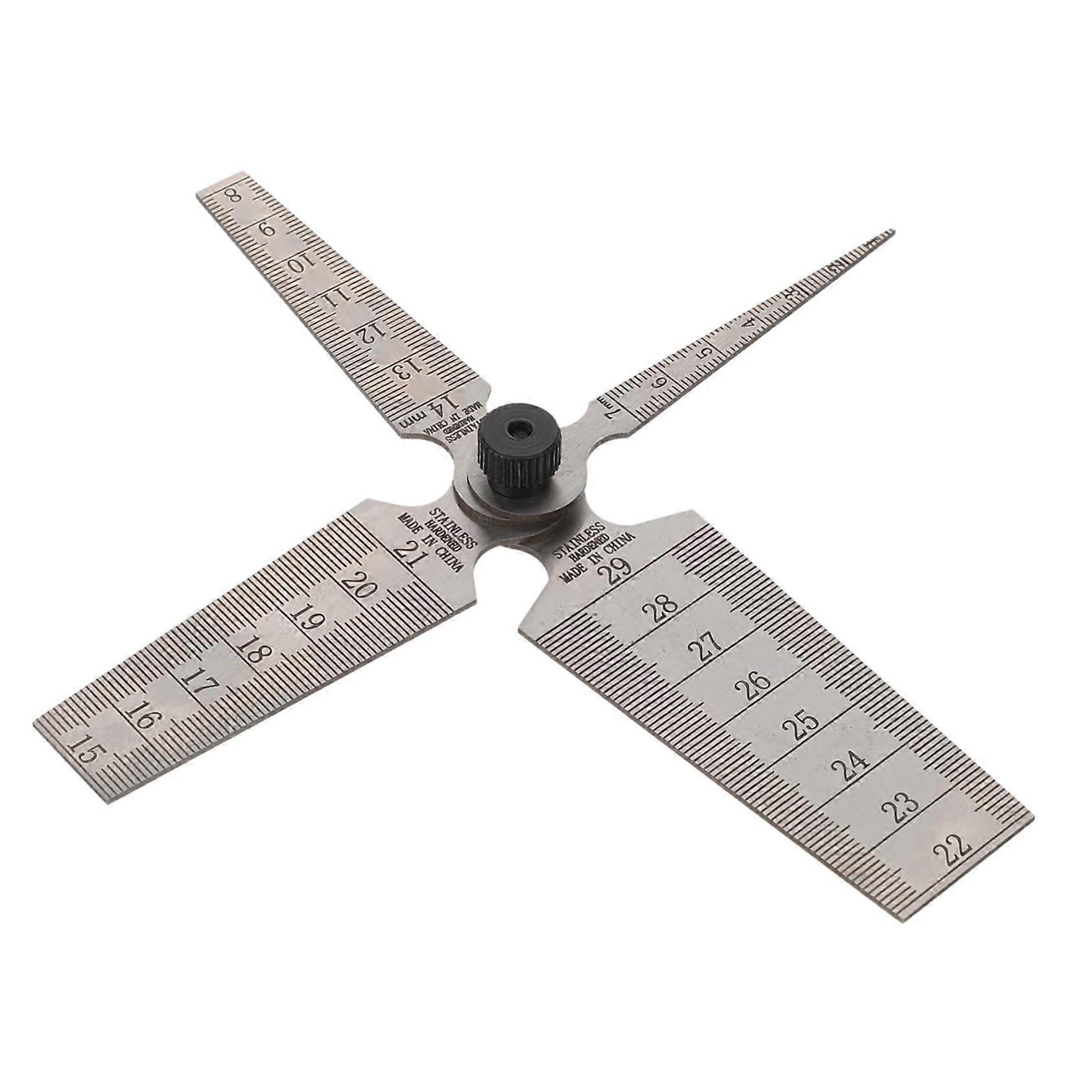 Feeler Gauge Set of 4 Precision Gap Measuring Tools for Valve Clearance Piston Ring and Tappet Adjustment