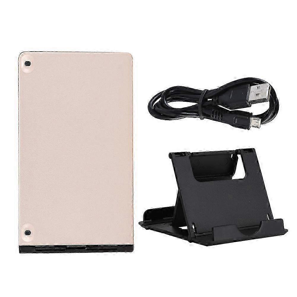 Foldable Mini Portable Wireless Bluetooth Keyboard - Universal Compatibility for Phone, Tablet & PC (Golden)
