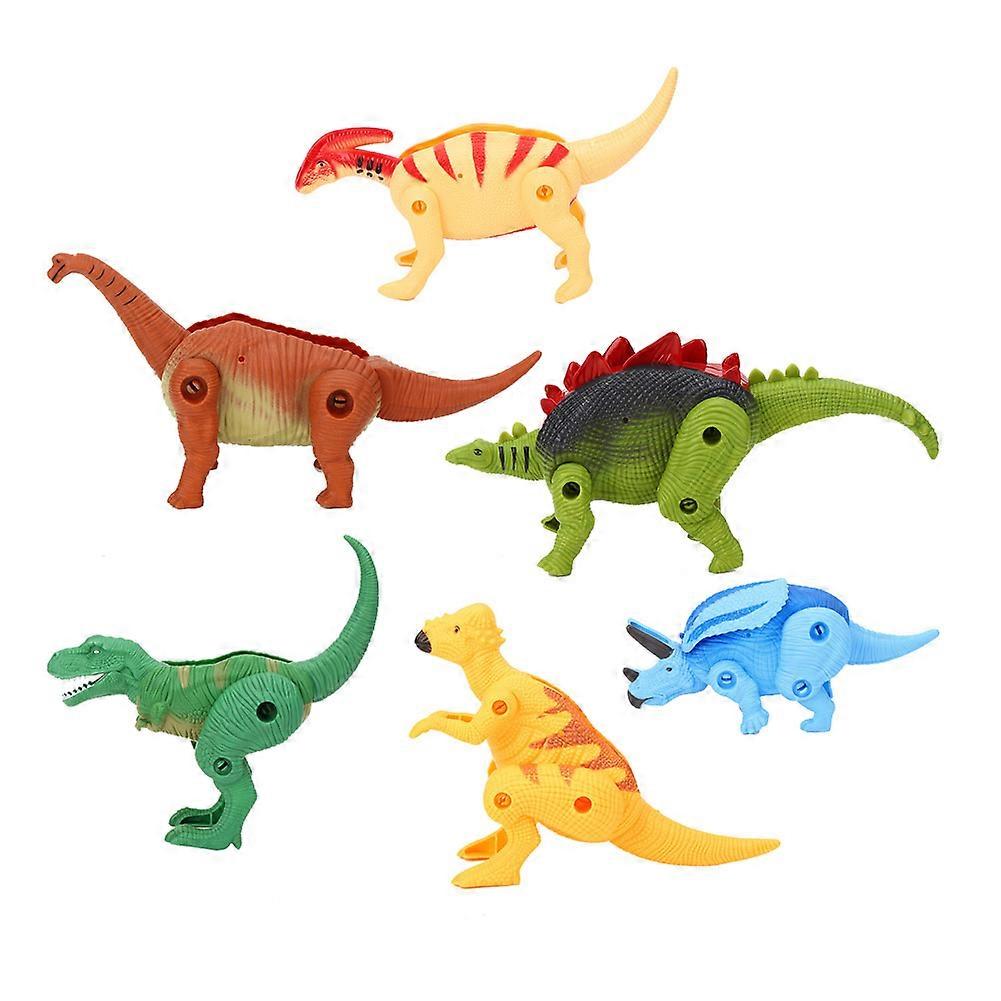 6pcs Dinosaur Eggs Highly Simulation Deformation Dinosaur Model Children ToyDeformation Dinosaur Eggs