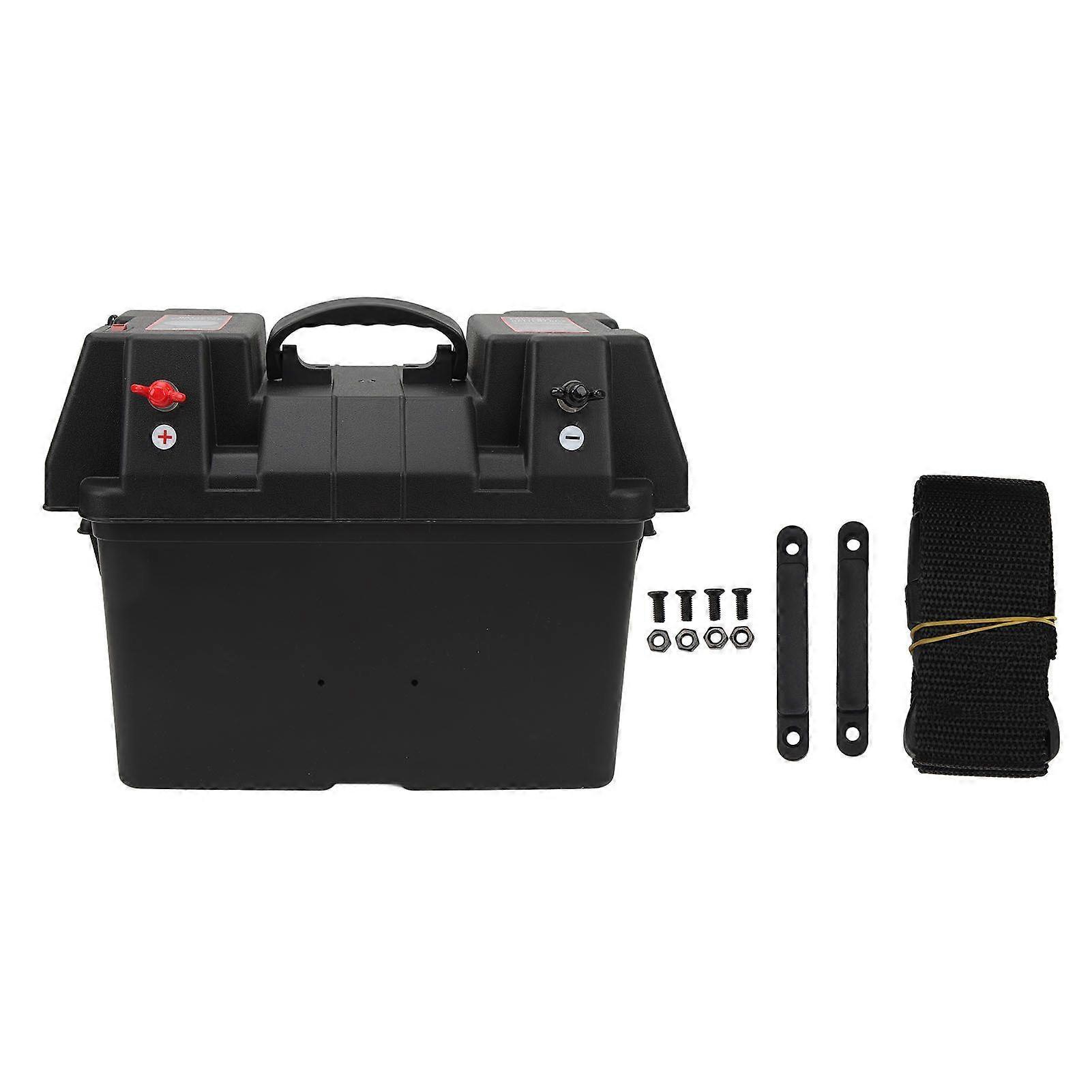 トローリングモーターバッテリーボックス 12V マリンパワーセンター、ボート用 RV バン SUV