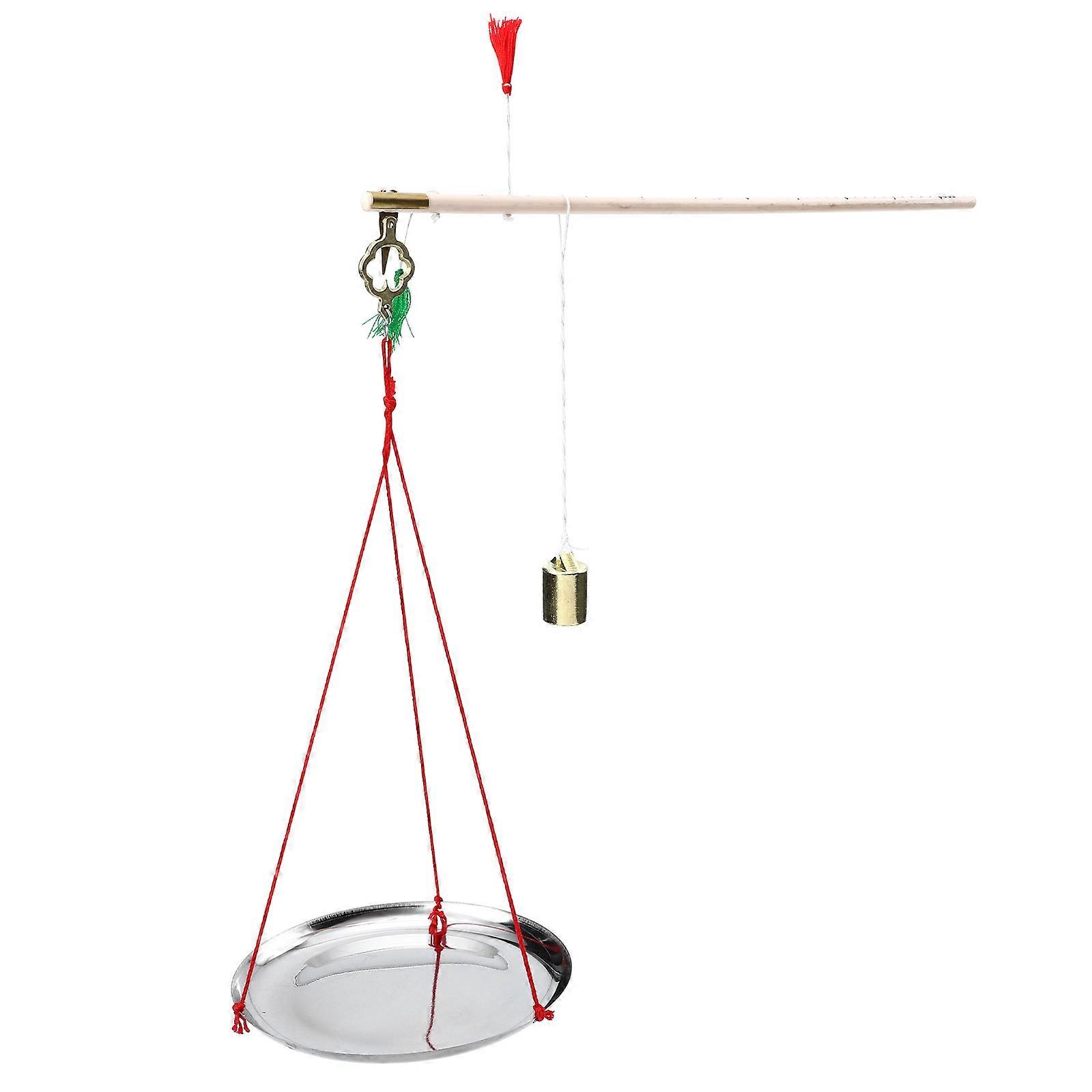 Chinese Medicine Scale with Weight for Home Use in Assorted Color and Plastic Material 4.5x3.2x1.8 inches