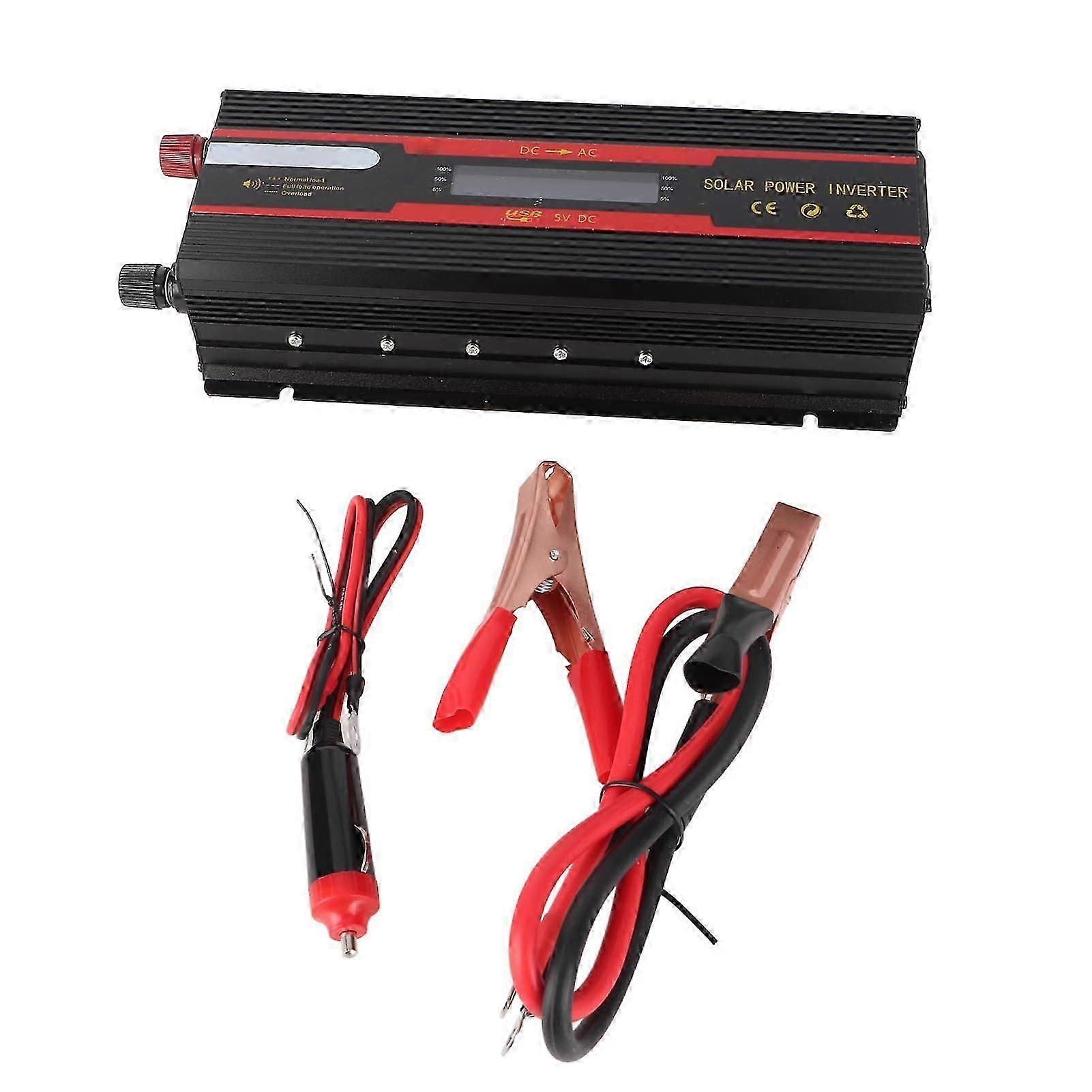 Auto-Wechselrichter DC12V zu AC220V 6000W automatisch modifizierter Sinus-Leistungswandler mit LCD