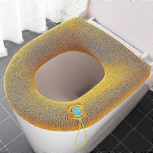 WC-Sitzbezug Warmer Soft Winter Universal Closestool Mat Waschbare Badaccessoires 2025