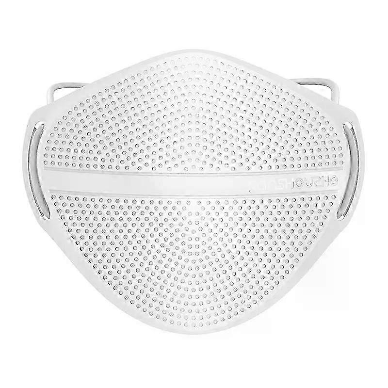 Reusable Silicone Face Mask with Filters - Anti-Dust, Smoke, Gas Protection - Adjustable Straps, 10 Replacement Filters Included (4.9" x 4.3")