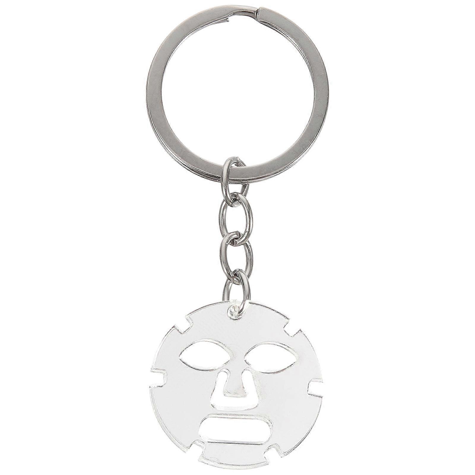 ファッショナブルなフェイシャルマスクキーホルダーバッグとアクセサリー用、若者向けにデザインされたカラー1個