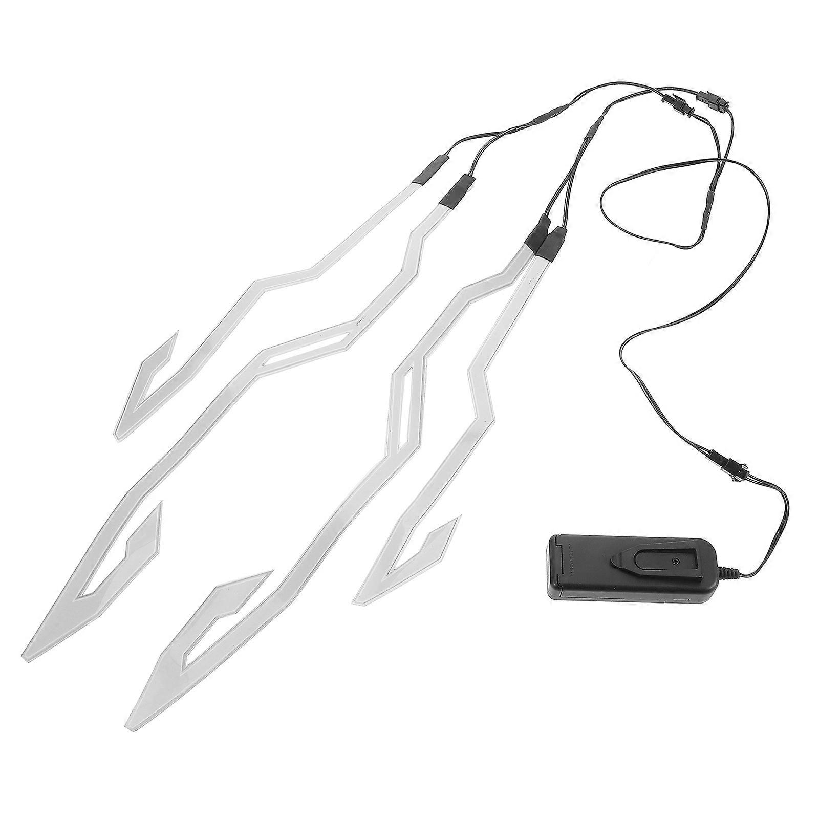 1 Set Motorcycle Night Light Bright LED Light Modification Easy to Mount Small Bright Light Accessory